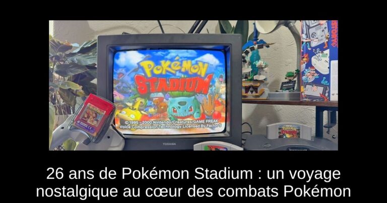 26 ans de Pokémon Stadium : un voyage nostalgique au cœur des combats Pokémon