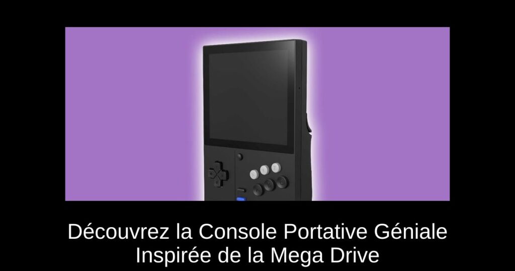 Découvrez la Console Portative Géniale Inspirée de la Mega Drive