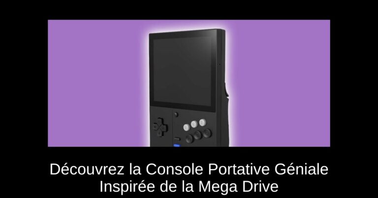 Découvrez la Console Portative Géniale Inspirée de la Mega Drive