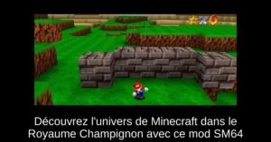 Découvrez l'univers de Minecraft dans le Royaume Champignon avec ce mod SM64