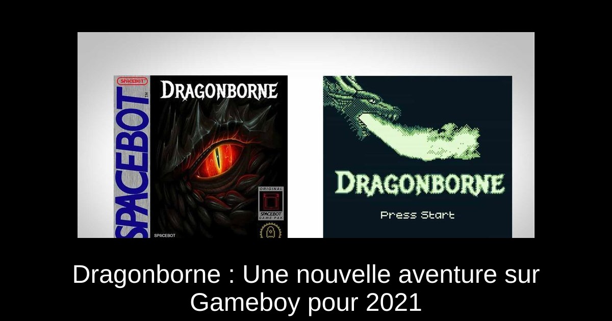 Dragonborne : Une nouvelle aventure sur Gameboy pour 2021
