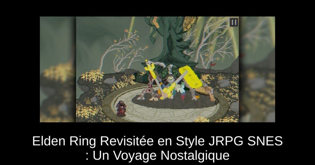 Elden Ring Revisitée en Style JRPG SNES : Un Voyage Nostalgique