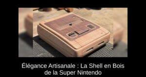 Élégance Artisanale : La Shell en Bois de la Super Nintendo