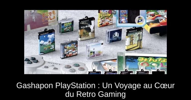 Gashapon PlayStation : Un Voyage au Cœur du Retro Gaming