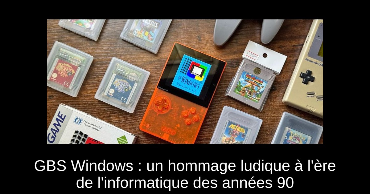 GBS Windows : un hommage ludique à l'ère de l'informatique des années 90