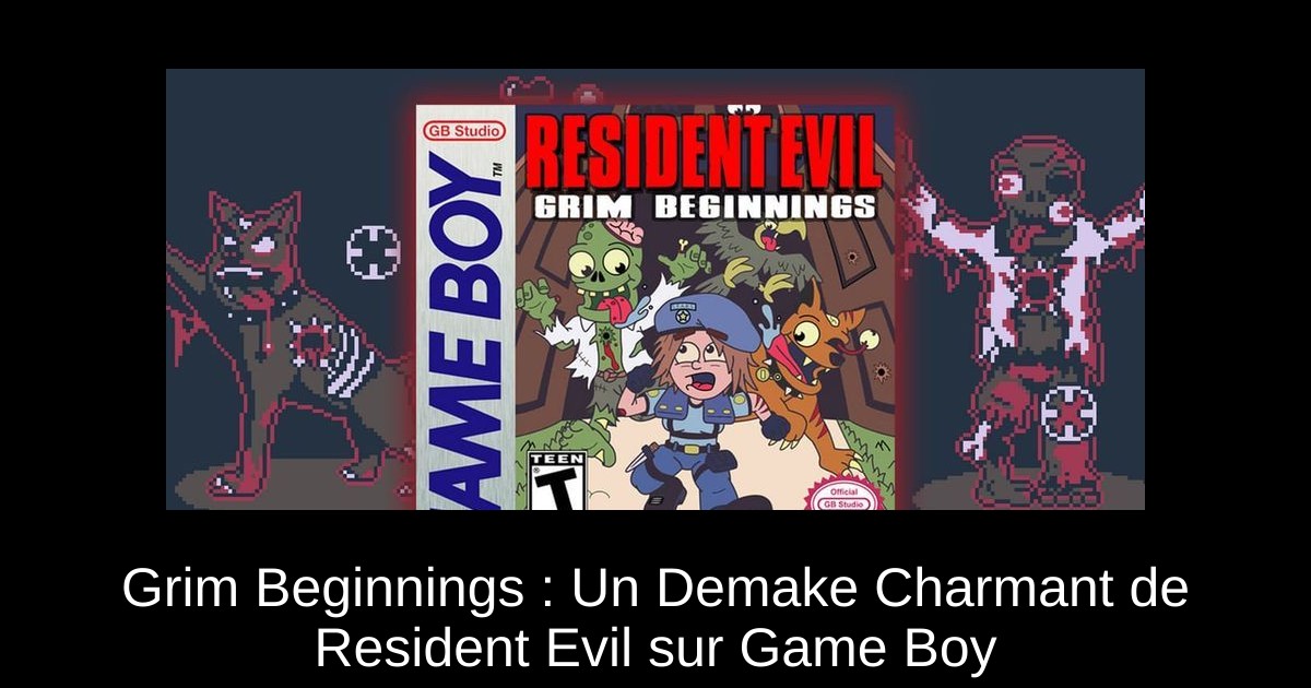 Grim Beginnings : Un Demake Charmant de Resident Evil sur Game Boy