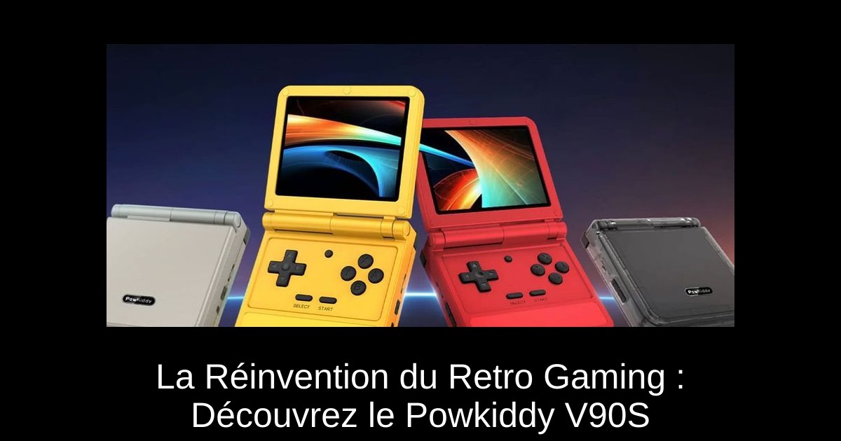 La Réinvention du Retro Gaming : Découvrez le Powkiddy V90S