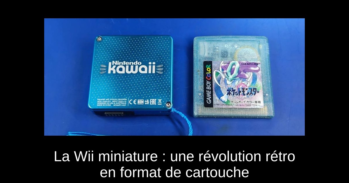 La Wii miniature : une révolution rétro en format de cartouche
