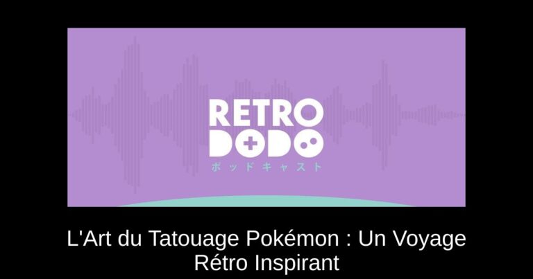 L'Art du Tatouage Pokémon : Un Voyage Rétro Inspirant