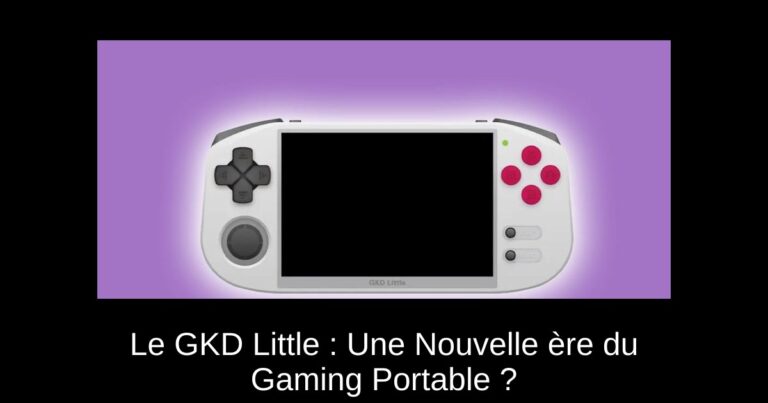 Le GKD Little : Une Nouvelle ère du Gaming Portable ?