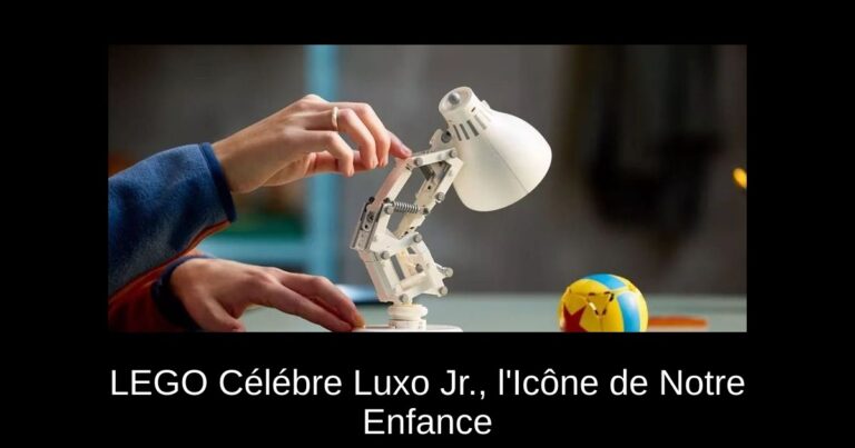 LEGO Célébre Luxo Jr., l'Icône de Notre Enfance