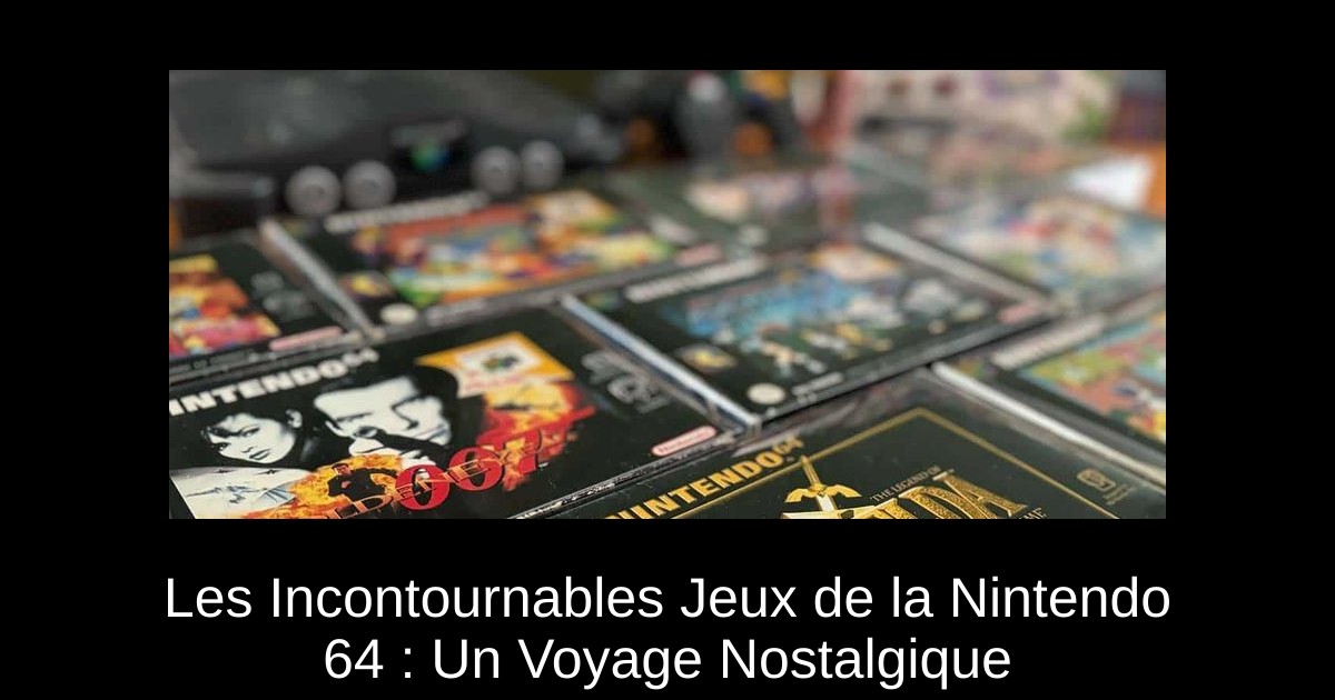 Les Incontournables Jeux de la Nintendo 64 : Un Voyage Nostalgique