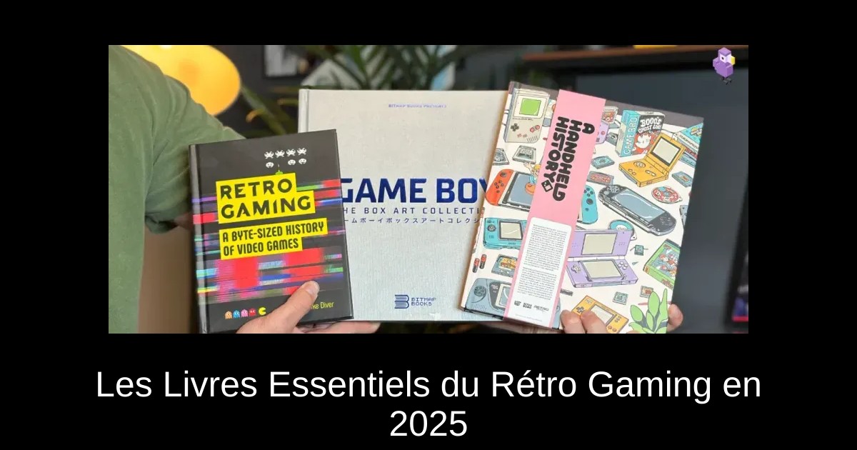 Les Livres Essentiels du Rétro Gaming en 2025