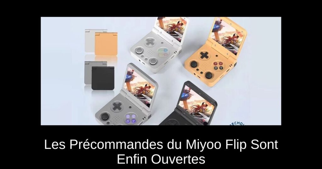 Les Précommandes du Miyoo Flip Sont Enfin Ouvertes