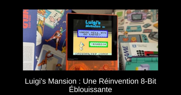 Luigi's Mansion : Une Réinvention 8-Bit Éblouissante