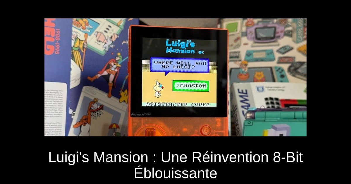 Luigi's Mansion : Une Réinvention 8-Bit Éblouissante