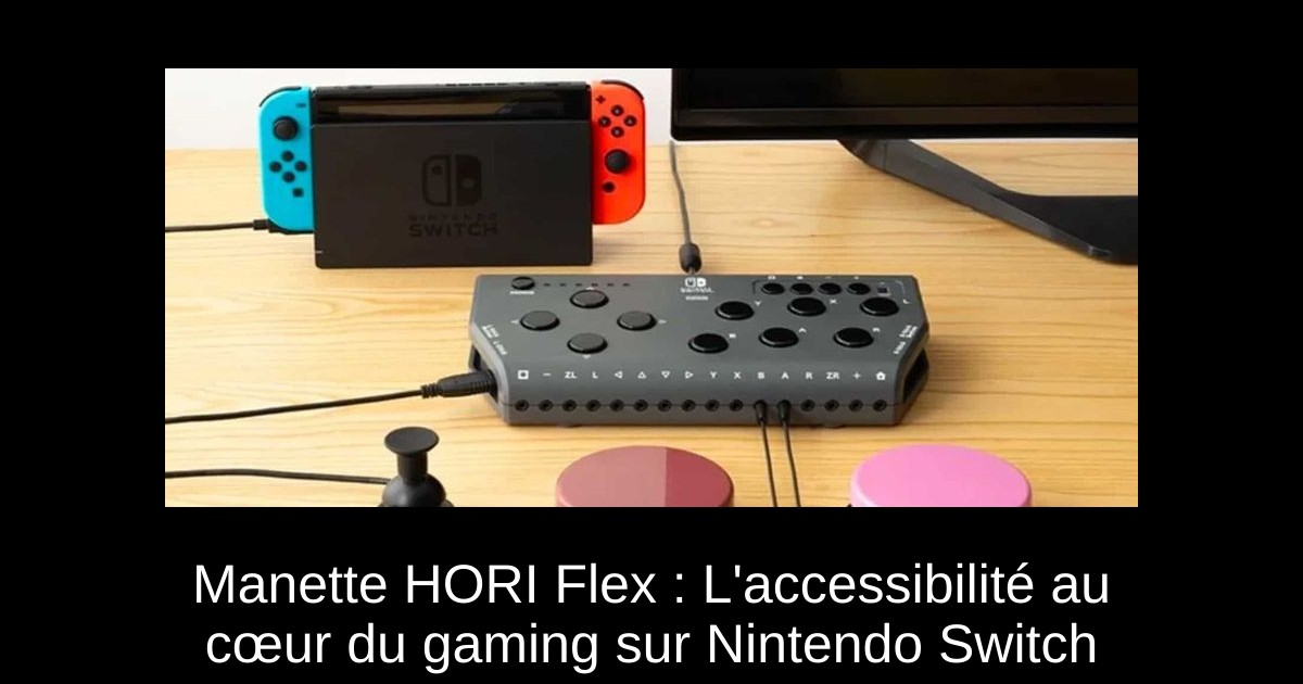 Manette HORI Flex : L'accessibilité au cœur du gaming sur Nintendo Switch