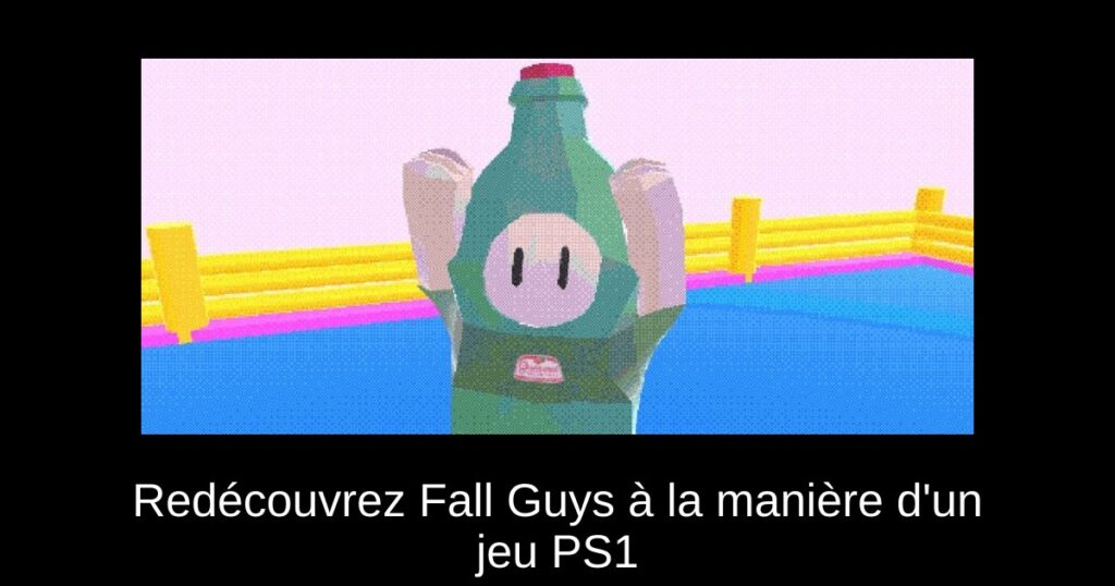 Redécouvrez Fall Guys à la manière d'un jeu PS1