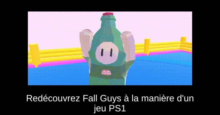 Redécouvrez Fall Guys à la manière d'un jeu PS1