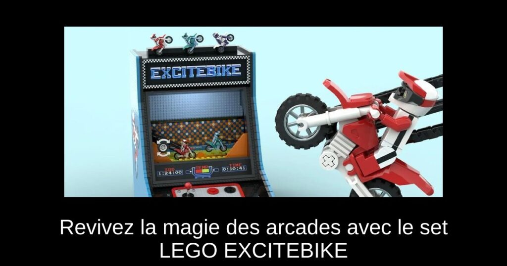 Revivez la magie des arcades avec le set LEGO EXCITEBIKE