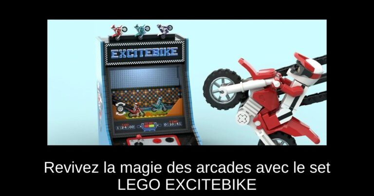 Revivez la magie des arcades avec le set LEGO EXCITEBIKE