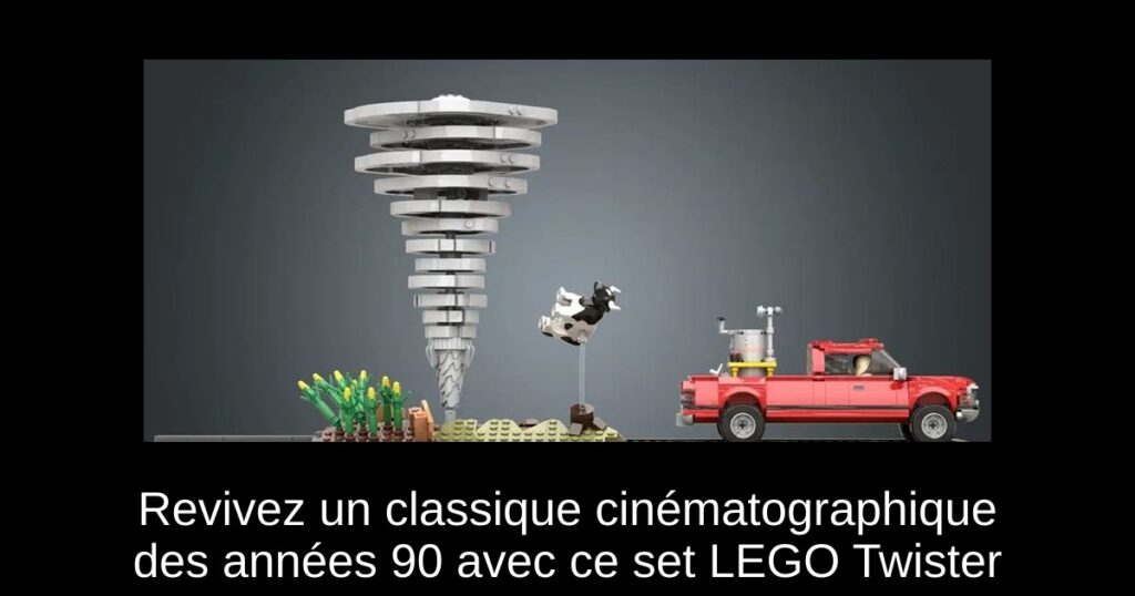 Revivez un classique cinématographique des années 90 avec ce set LEGO Twister