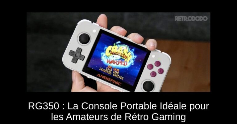 RG350 : La Console Portable Idéale pour les Amateurs de Rétro Gaming