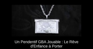 Un Pendentif GBA Jouable : Le Rêve d'Enfance à Porter
