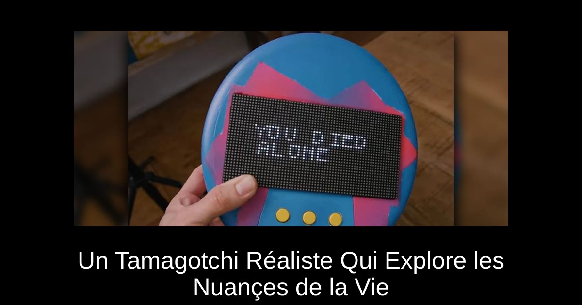 Un Tamagotchi Réaliste Qui Explore les Nuançes de la Vie