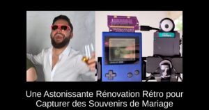 Une Astonissante Rénovation Rétro pour Capturer des Souvenirs de Mariage