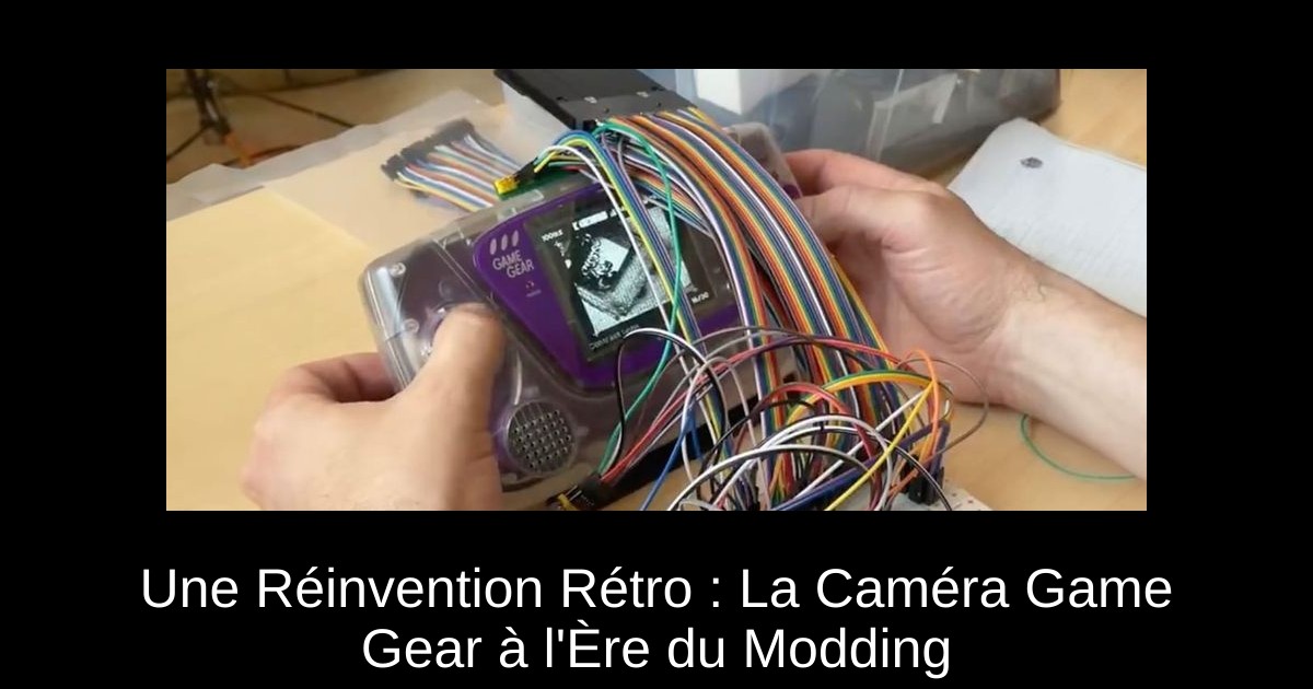 Une Réinvention Rétro : La Caméra Game Gear à l'Ère du Modding