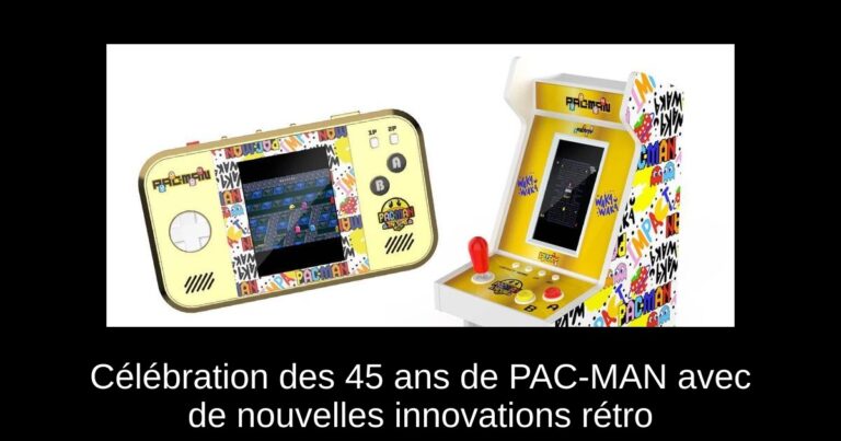Célébration des 45 ans de PAC-MAN avec de nouvelles innovations rétro