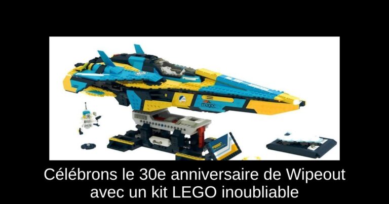 Célébrons le 30e anniversaire de Wipeout avec un kit LEGO inoubliable