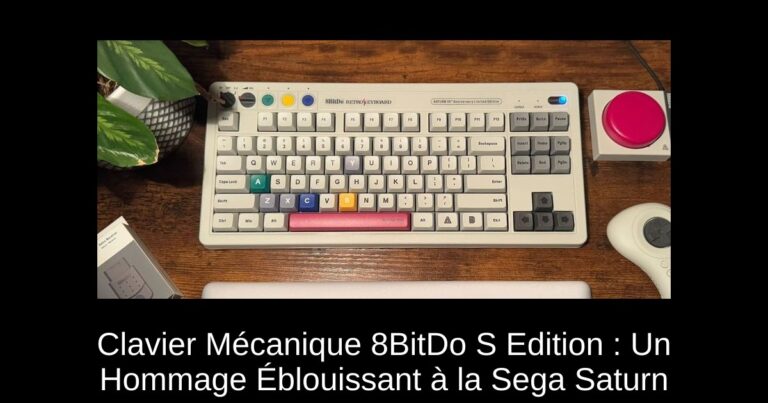 Clavier Mécanique 8BitDo S Edition : Un Hommage Éblouissant à la Sega Saturn