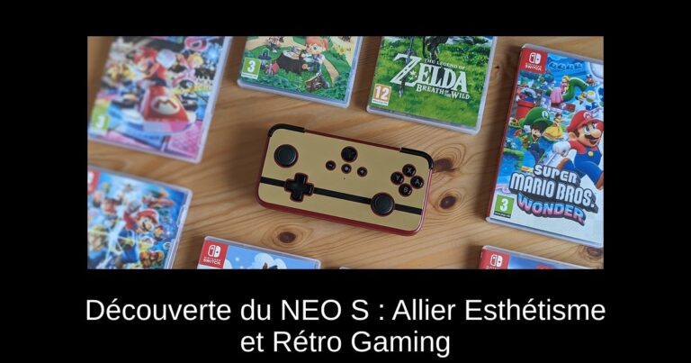 Découverte du NEO S : Allier Esthétisme et Rétro Gaming