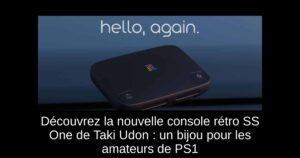 Découvrez la nouvelle console rétro SS One de Taki Udon : un bijou pour les amateurs de PS1