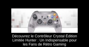 Découvrez le Contrôleur Crystal Édition Limitée Hunter : Un Indispensable pour les Fans de Rétro Gaming