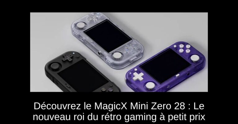 Découvrez le MagicX Mini Zero 28 : Le nouveau roi du rétro gaming à petit prix