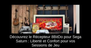 Découvrez le Récepteur 8BitDo pour Sega Saturn : Liberté et Confort pour vos Sessions de Jeu