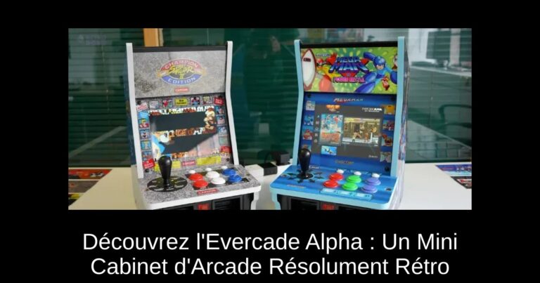 Découvrez l'Evercade Alpha : Un Mini Cabinet d'Arcade Résolument Rétro