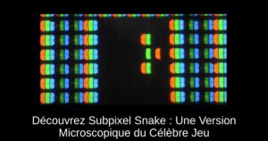 Découvrez Subpixel Snake : Une Version Microscopique du Célèbre Jeu