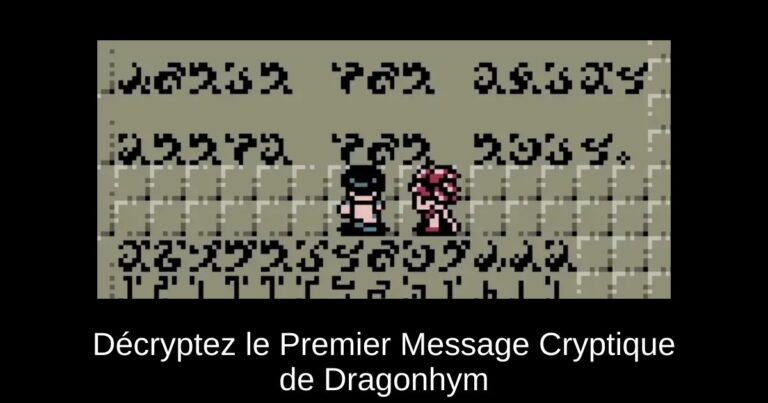 Décryptez le Premier Message Cryptique de Dragonhym
