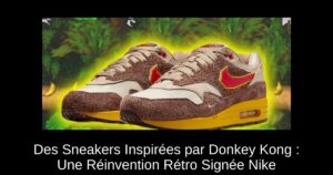 Des Sneakers Inspirées par Donkey Kong : Une Réinvention Rétro Signée Nike