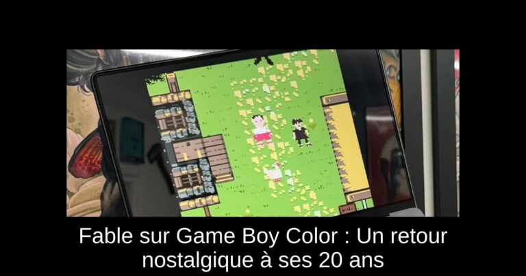 Fable sur Game Boy Color : Un retour nostalgique à ses 20 ans