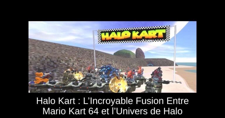 Halo Kart : L’Incroyable Fusion Entre Mario Kart 64 et l’Univers de Halo