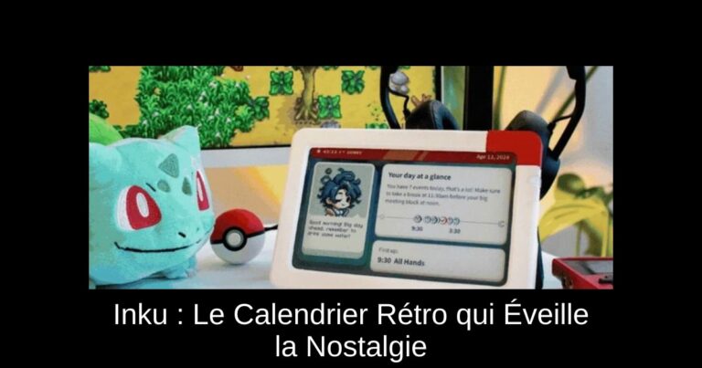 Inku : Le Calendrier Rétro qui Éveille la Nostalgie