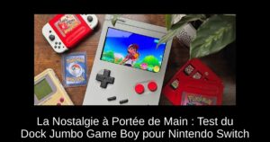 La Nostalgie à Portée de Main : Test du Dock Jumbo Game Boy pour Nintendo Switch