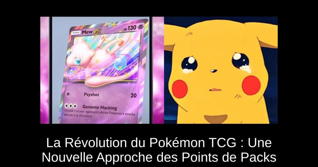 La Révolution du Pokémon TCG : Une Nouvelle Approche des Points de Packs