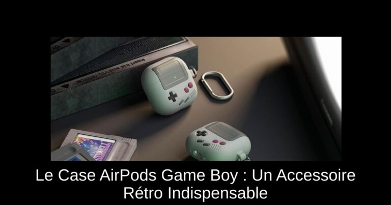 Le Case AirPods Game Boy : Un Accessoire Rétro Indispensable