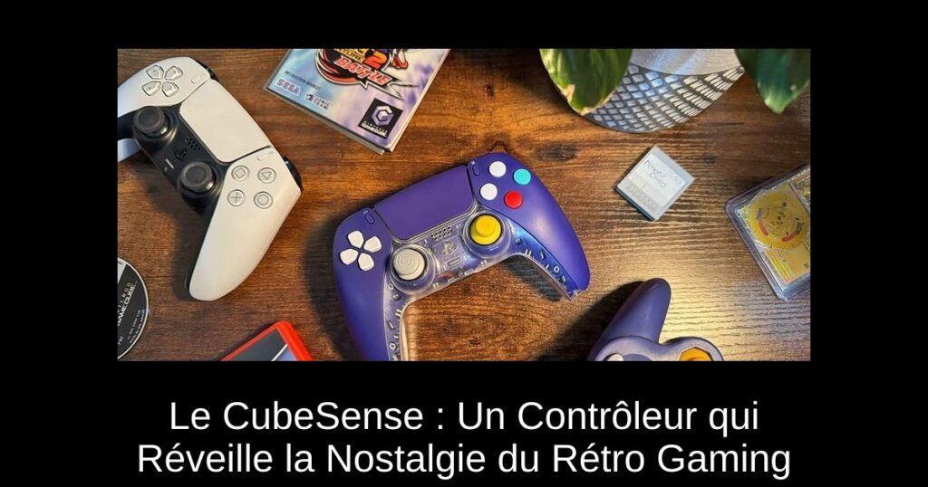 Le CubeSense : Un Contrôleur qui Réveille la Nostalgie du Rétro Gaming